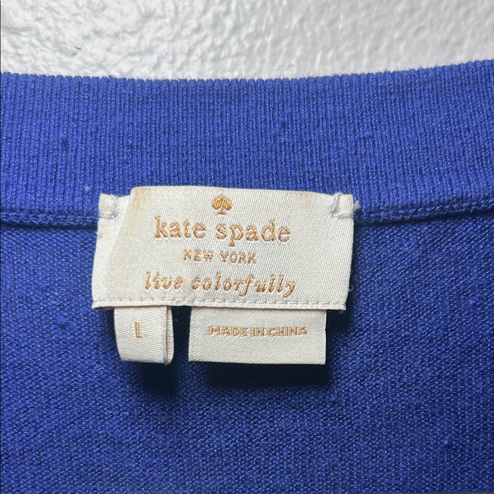 Kate Spade Royal Blue Cardigan - Picture 3 of 6